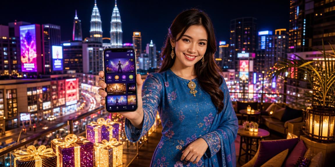 Pengguna Malaysia menyemak soalan lazim kaki melalui telefon mudah alih di Kuala Lumpur